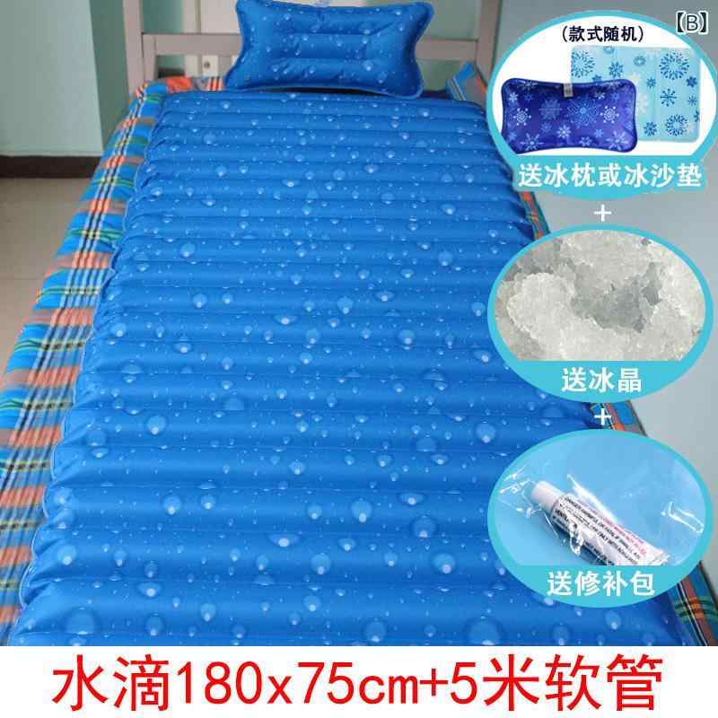 loeufの夏用 クーリングマット ベッドパッド 接触冷感 涼感 寝具 単人用 双人用 学生寮 寝室 軽量 吸湿速乾 水冷 シート 降温 アイス コールド｜アングル2
