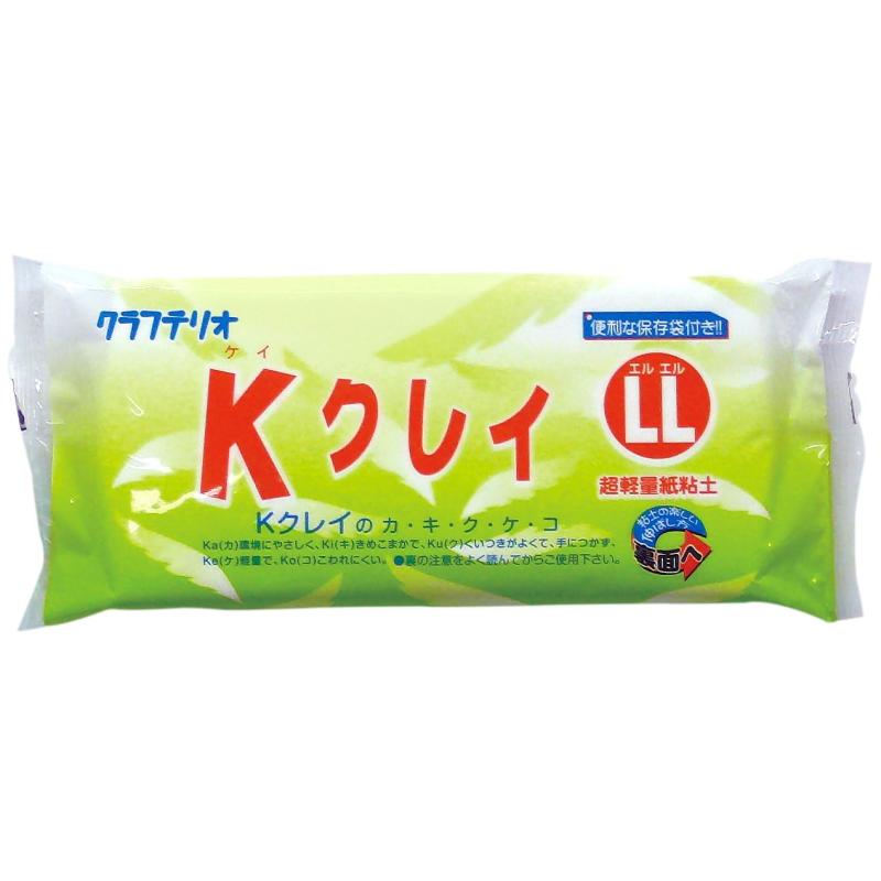 [たのつく] KクレイLL 超軽量紙粘土/粘土 工作 学校教材として採用 大量購入 大容量 白 かみねんど clay 工作 小学生