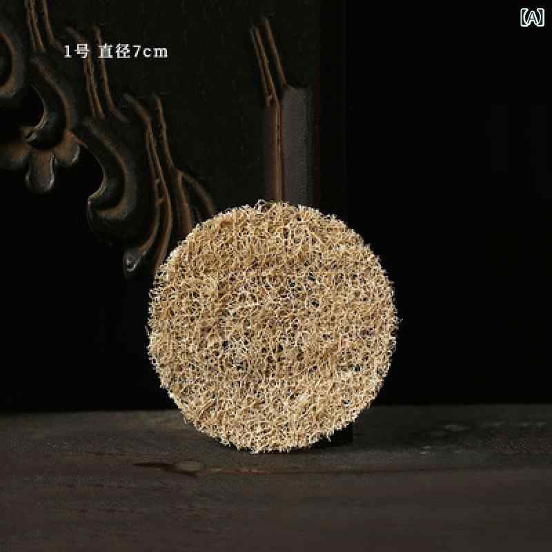 Other - 茶具 吸水 絲瓜絡 養壺用 杯垫 壺承 茶垫 壺底垫 紫砂壺 功夫茶道 日式 コースター 茶道具 スポンジ 茶道 吸湿速乾 軽量