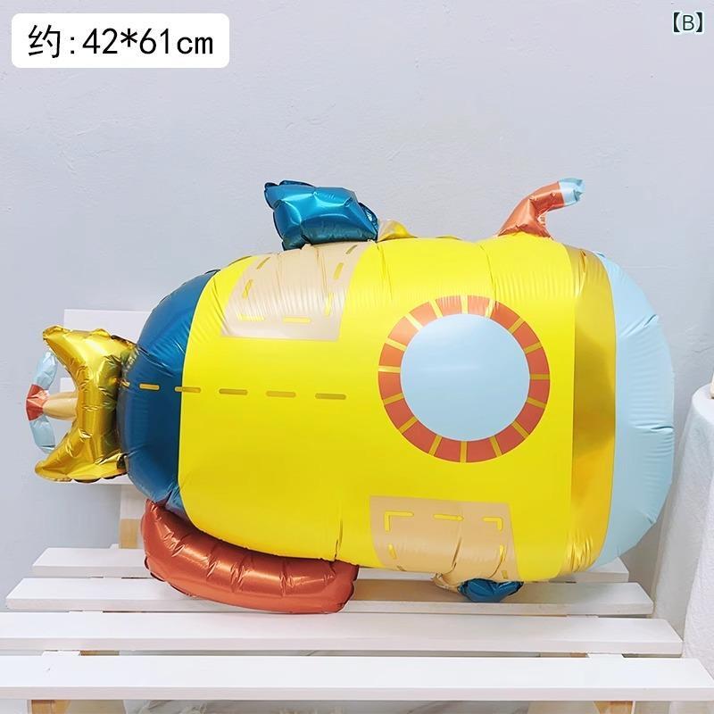 風船 キッズ 男の子 ベビー 交通工具 キャラクター アルミホイル バルーン 小型車 消防車 飛行機 誕生日 パーティー 飾り付け カラフル 浮遊 軽量 子供部屋 遊び道具