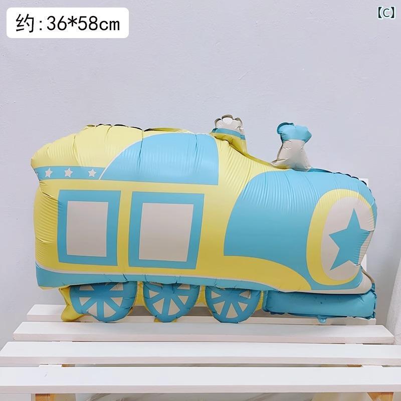 風船 キッズ 男の子 ベビー 交通工具 キャラクター アルミホイル バルーン 小型車 消防車 飛行機 誕生日 パーティー 飾り付け カラフル 浮遊 軽量 子供部屋 遊び道具