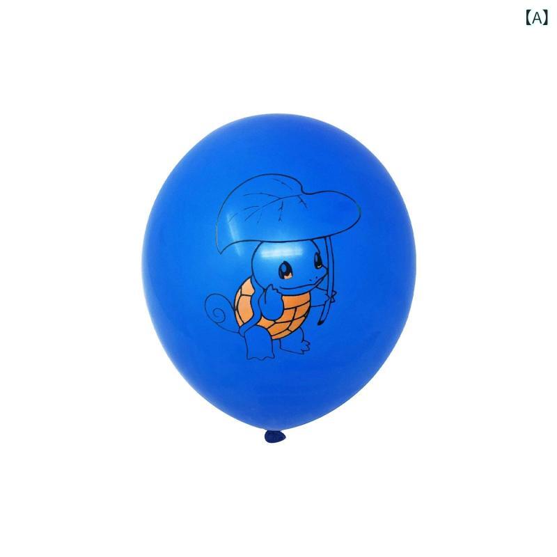 Rakuten - 風船セット ベビー 誕生日パーティー 飾り付け用品 ラテックス素材 かわいい カートゥーン 軽量 伸縮性 ピンク系 ポップなデザイン
