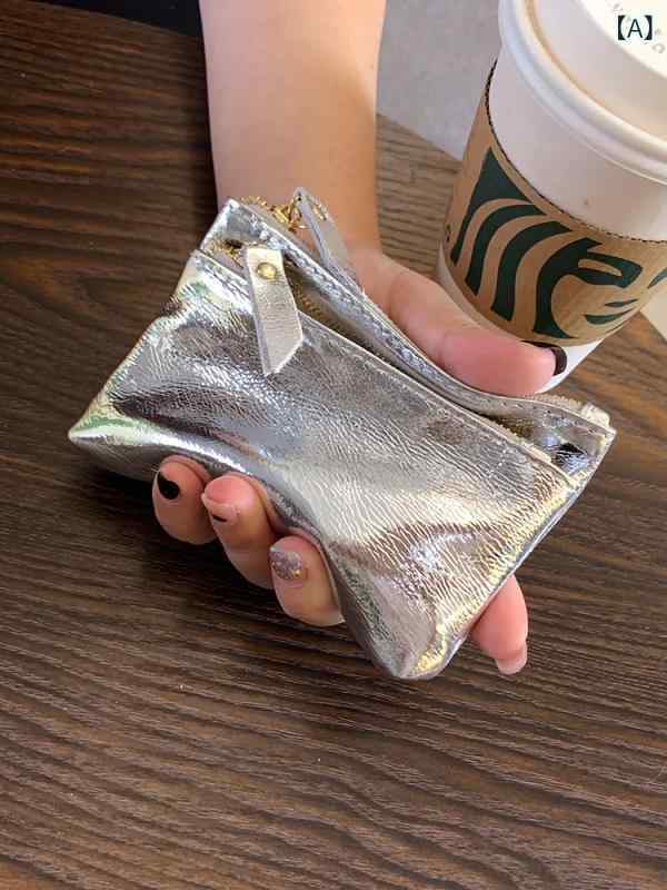 Rakuten - コインケース レディース ミニ かわいい 本革 ファスナー キーホルダー 多機能 コンパクト 軽量 普段使い 通勤用 高級感 小銭入れ
