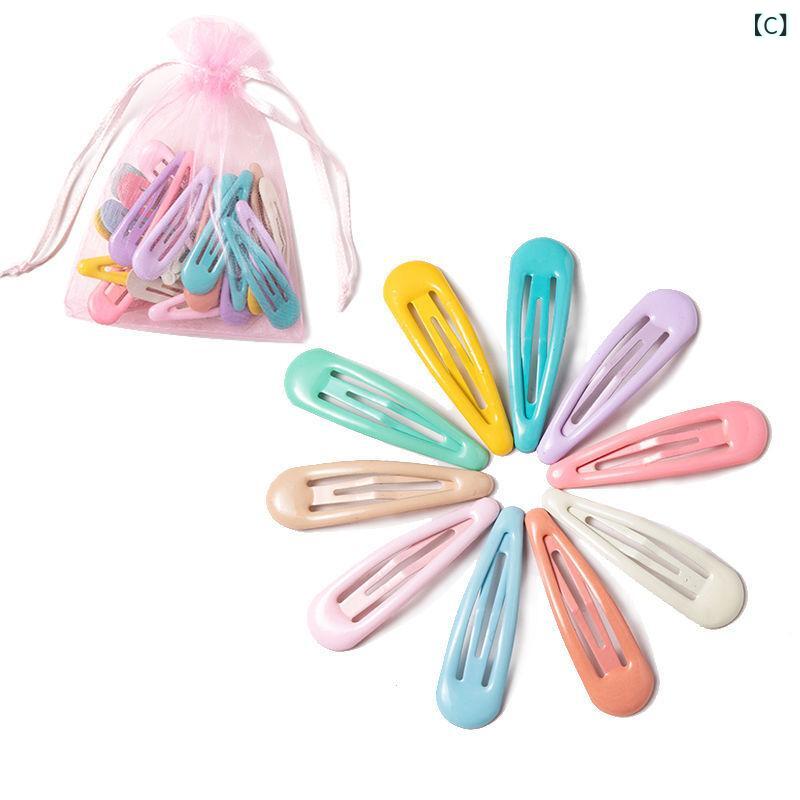 ヘアクリップ 女性用 バング用 キャンディカラー カラフル ポップ かわいい BBクリ...