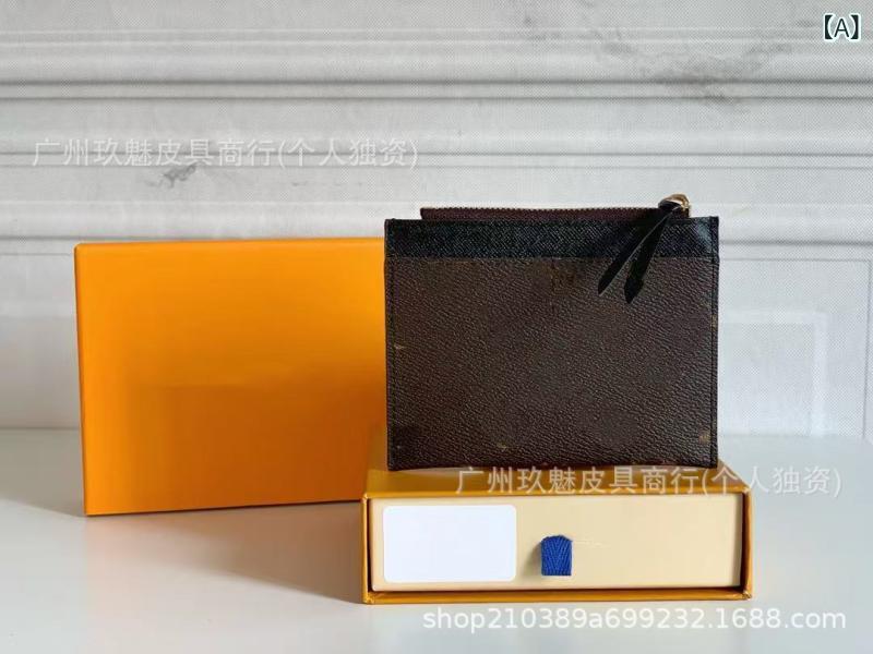 Double-Fold （No Coin Wallet） - レディース 財布 本革 超薄型 ミニ 多カードポケット シンプル 韓国風 多機能 軽量 高級感 コンパクト 通勤用 収納力抜群