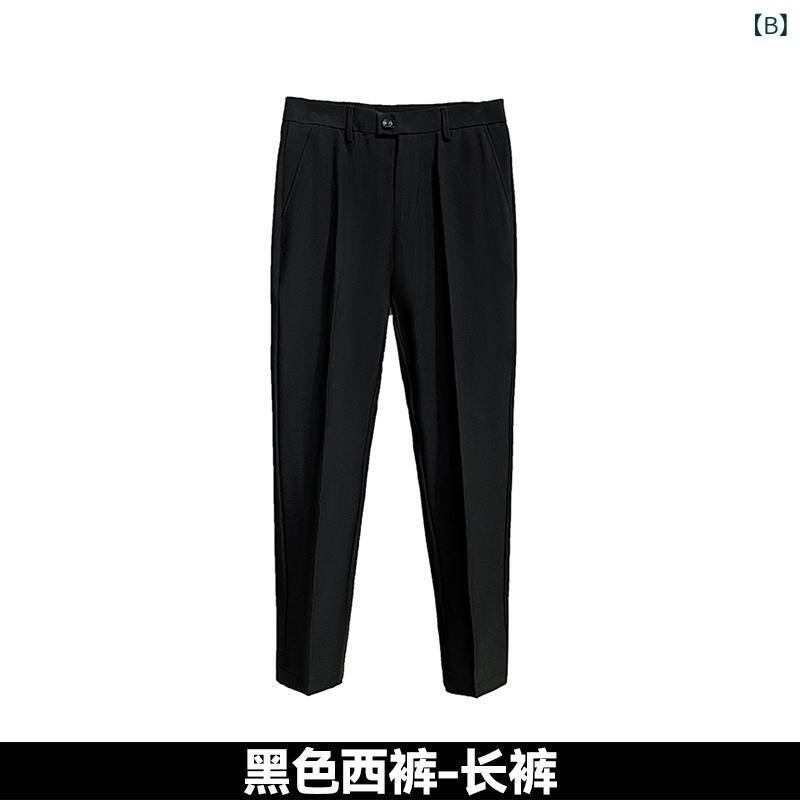 loeufの男性用 ビジネス スーツ ジャケット スリムフィット セット トレンド 通勤用 オフィスウェア ウール調 高級感 シングル ブレスト 吸湿速乾 軽量｜アングル2
