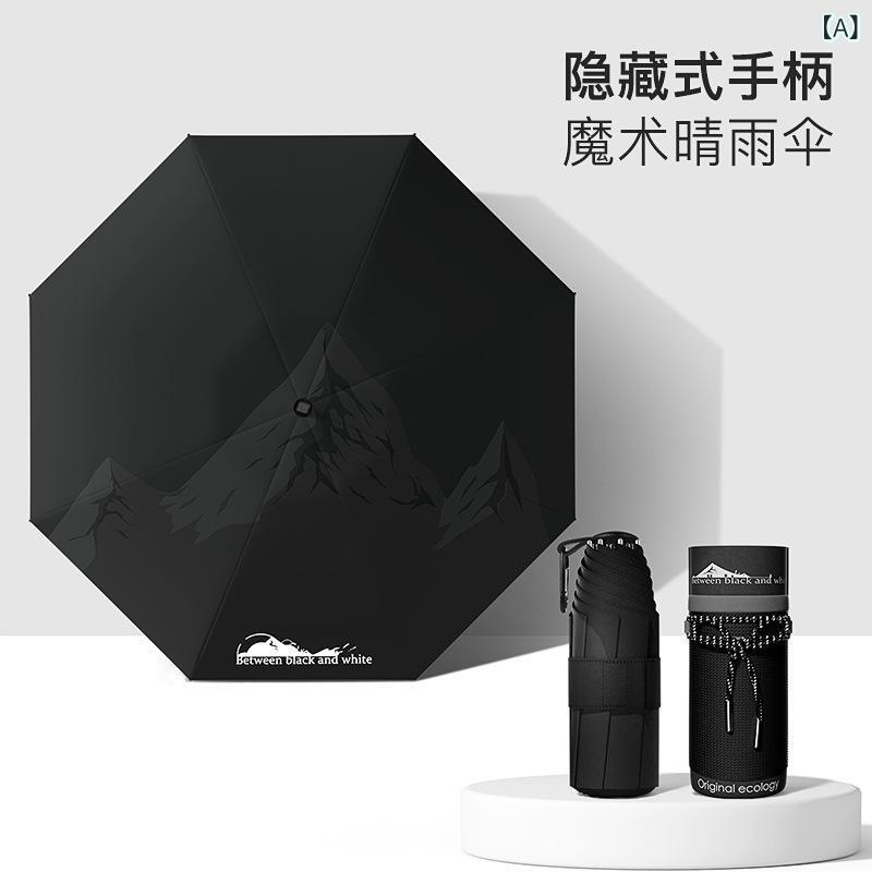Unisex - 日傘 メンズ レディース 折りたたみ 高級感 伸縮ハンドル 大サイズ 晴雨兼用 UVカット 通勤用 普段使い 軽量 吸湿速乾 夏