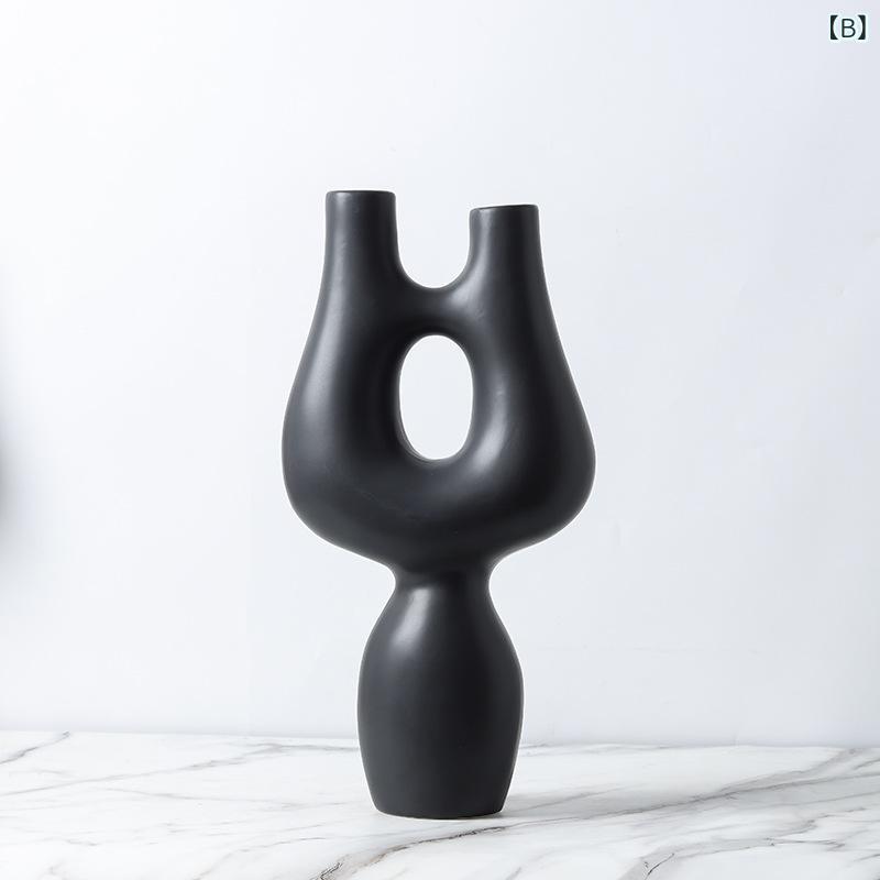 飾り品 陶器 花瓶 ブックシェルフ ワインラック エントランス 侘寂風 スカンジナビ...