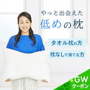 GW限定クーポン 枕 タオル枕 枕なし 低め 【浅田真央さん愛用】 まくら 薄い 女性 小さめ スリム ストレートネック 肩こり 首こり 洗える枕 安眠 フィット感 安眠枕 快眠枕 頸椎 サポート プレゼント ロフテー ソフィットピロー040（エラスパイプ） makura