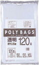 オルディ 低密度ポリバッグ 120L 透明 (P-121) 10枚×10冊 厚さ0.05mm ゴミ袋【HLS_DU】