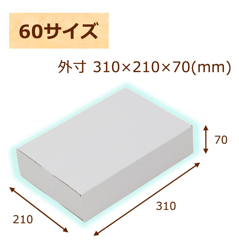 No.14 ダンボール 白 60サイズ 310*210*70 140枚 BF C5 【法人限定】 【送料無料】（ ダンボール 引越し 引っ越し 段ボール ダンボール箱 段ボール 段ボール箱 ダンボール 収納 宅配 ） 3