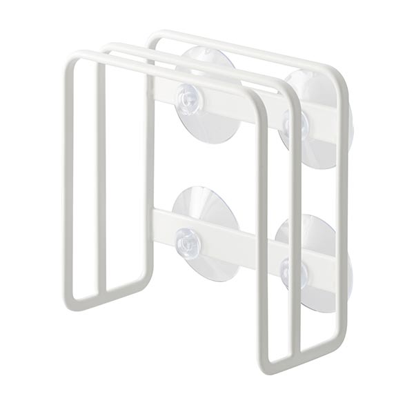 まな板スタンド　吸盤まな板スタンド　ホワイト　プレート　Plate　3499　 山崎実業