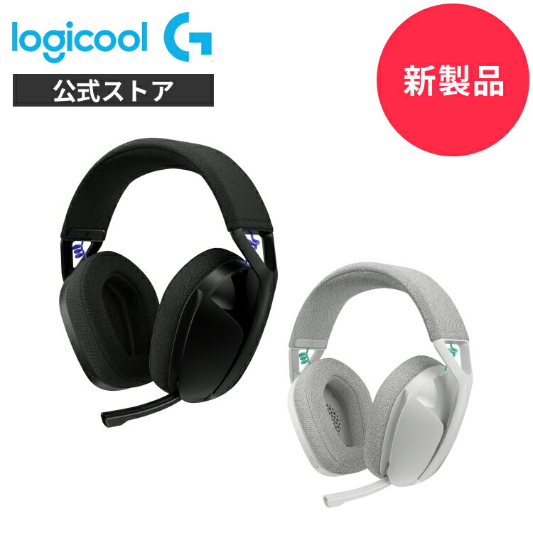 【予約受付中】Logicool G ワイヤレス ゲーミングヘッドセット G321 LIGHTSPEED 16kHz マイク付き 20時間連続使用 軽量 210g Bluetooth ブラック ホワイト PS5 PS4 Xbox PC G321-BK G321-WH 国内正規品 2年間無償保証