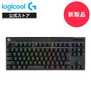 【新製品】Logicool G PRO X ワイヤレス ゲーミングキーボード テンキーレス LIGHTSPEED 無線 Bluetooth GX Red リニアスイッチ 日本語配列 LIGHTSYNC RGB G-PKB-003WL-LNBK ブラック 国内正規品 2年間無償保証