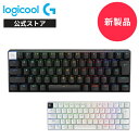 Logicool G PRO X 60 LIGHTSPEED ワイヤレスゲーミングキーボード 無線 Bluetooth タクタイル オプティカル GXスイッチ 日本語配列 LIGHTSYNC RGB ミニキーボード 小型 充電式 G-PKB-60-001TCBK G-PKB-60-001TCWH ブラック ホワイト 国内正規品 2年間無償保証