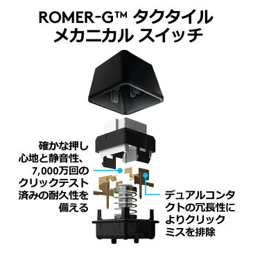 Logicool G ゲーミングキーボード 有線 G413 Romer-G タクタイル メカニカルキーボード 日本語配列 レッドバックライト USBパススルー G413CB 国内正規品 2年間メーカー保証