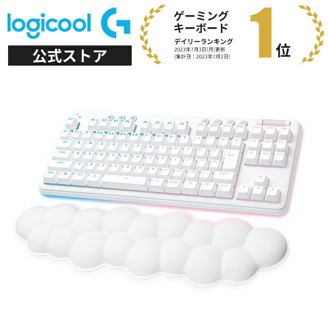 Logicool G ワイヤレスゲーミングキーボード G715 LIGHTSPEED テンキーレス Bluetooth GXスイッチ リニ..