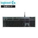 Logicool G G915 X ゲーミングキーボード 有線 リニア タクタイル 赤軸 茶軸 薄型 日本語配列 LIGHTSYNC RGB USB メカニカル PC Windows Mac G915X-LNBK G915X-TCBK ブラック 国内正規品 2年間無償保証