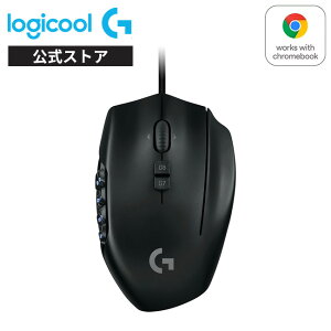Logicool G ゲーミングマウス 有線 G600t MMO ゲーム用 20個 多ボタン RGB 国内正規品 3年間無償保証