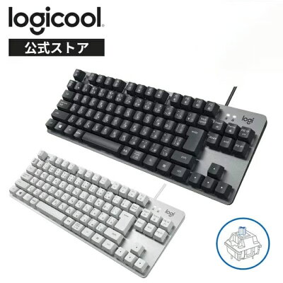 ロジクール 有線 メカニカルキーボード K835GPB K835OWB 青軸 クリッキー テンキーレス メカニカル キーボード 有線 有線キーボード K835 国内正規品 2年間無償保証 - Image 1