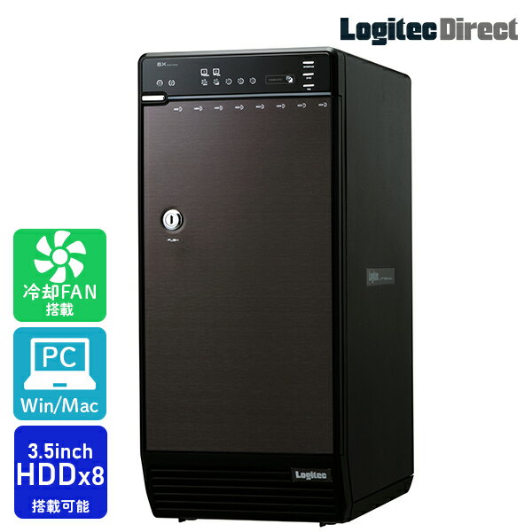 ƥå HDDʥϡɥǥ 8BAY 3.5  RAIDǽʤ USB3.1(Gen1) / USB3.0 eSATA LHR-8BNHEU3t