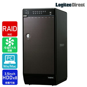 ƥå HDDʥϡɥǥ 8BAY 3.5  RAIDǽ USB3.1(Gen1) / USB3.0 eSATAWindows10б LHR-8BRHEU3t