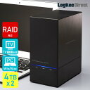 ロジテック RAID対応 外付け ハードディスク HDD 8