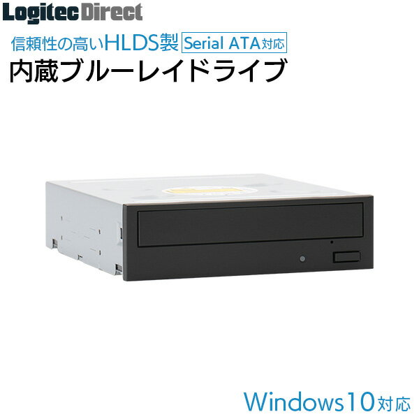 【内蔵用ドライブ】 HLDS Blu-rayドライブ SATA バルク ソフト付属 (BH16NS58 BL BLK)