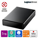 ロジテック HDD 外付け 1TB 国産 省エネ静音 PC / テレビ...(2)
