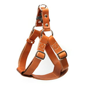 QUCHITAP（クチタプ） ATTRACTIVE LEATHER HARNESS ハーネス(胴輪) 犬用 ブラウン XLサイズ