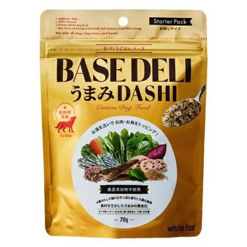 乐天商城 - ホワイトフォックス BASE DELI DASHI うまみDASHI 犬用 500g
