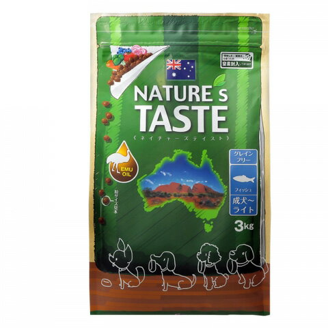 NATURE’S TASTE（ネイチャーズテイスト） フィッシュ グレインフリー 成犬用 3kg