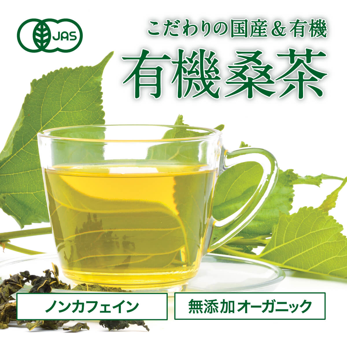 特大有機桑茶 2.5g×100包入桑茶 桑の葉 桑の葉茶 ティーパック 健康茶 国産 島根県産 マルベリー ノンカフェイン 桜江町桑茶生産組合