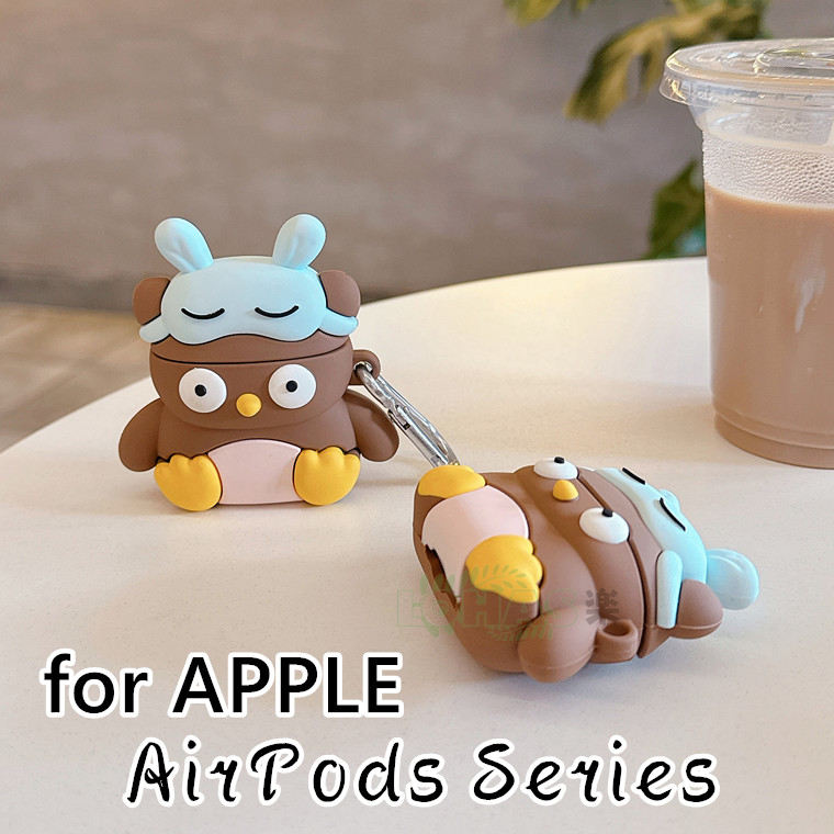 AirPods 4 ケース 保護用 フクロウ AirPods Pro 2 ケース airpods pro 2 耐衝撃 エアーポッズ アップル airpods 第...