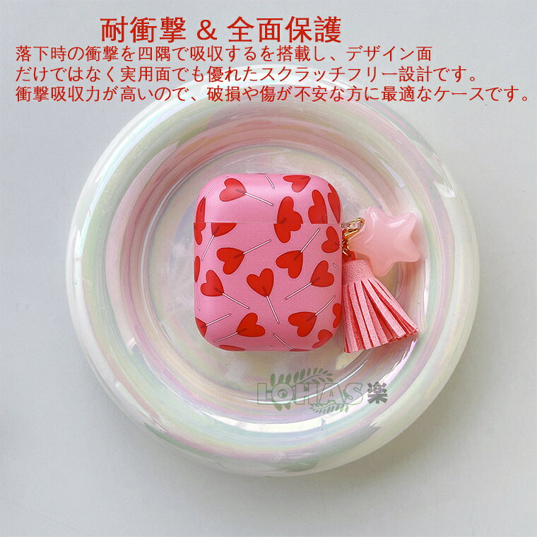 AirPods 3 ケース2021 キレイ AirPods3 ケース 高級感 ストラップ付き airpods 第3...