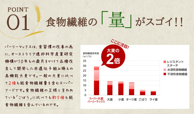 スーパー大麦バーリーマックス180g正規品