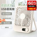 「SS激安→1880円」卓上扇風機 無段階 調速 USBファン USB充電式 手持扇風機 壁掛け扇風機 2000mAh 180°回転 LCD電量表示 超軽量 広角送風 空気循環 換気 リビング扇風機 3D送風 大風量 省エネ ミニ扇風機 超静音 長時間連続使用 5枚羽根 小型