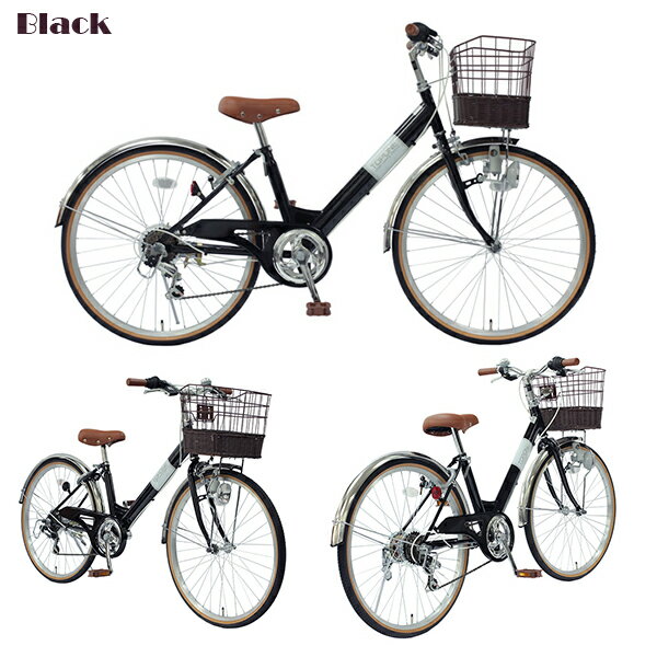 楽天市場】自転車 24インチ 女の子(カラーブラック)(キッズ 楽天市場】自転車 24インチ 女の子(カラーブラック)(キッズ