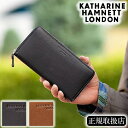 キャサリンハムネット 長財布 メンズ ラウンドファスナー KATHARINE HAMNETT 財布 SOFT ソフト 490-57007 WS