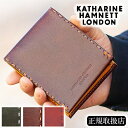 キャサリンハムネット 財布 カラーテーラード 二つ折り財布 コンパクト ミニ財布 牛革 KATHARINE HAMNETT 財布 メンズ レディース 490-58704 WS