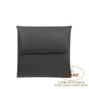 クロエ エルメス バスティア コインケース クロ エプソン シルバー金具 HERMES Bastia Coin Case NOIR(89) Epsom Silver