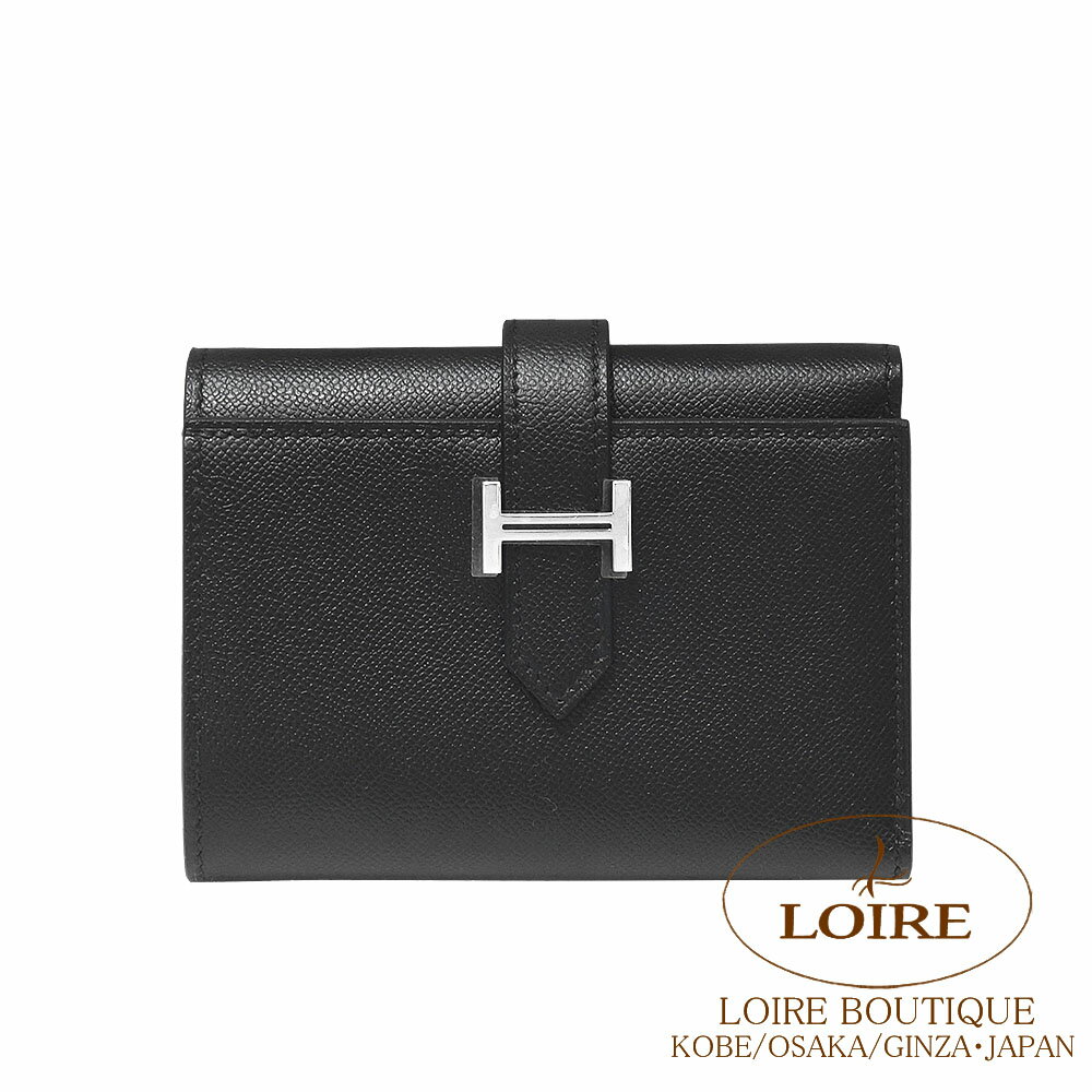 エルメス ベアン コンビネ クロ ヴォー・マダム シルバー金具HERMES Bearn Combine NOIR(89) Veau Madame Silver