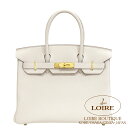 エルメス バーキン 30 クレ トゴ ゴールド金具 HERMES Birkin 30 CRAIE(10) Togo Gold