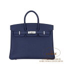 エルメス バーキン 25 ブルーニュイ トゴ シルバー金具 HERMES Birkin 25 BLEU NUIT(2Z) Togo Silver
