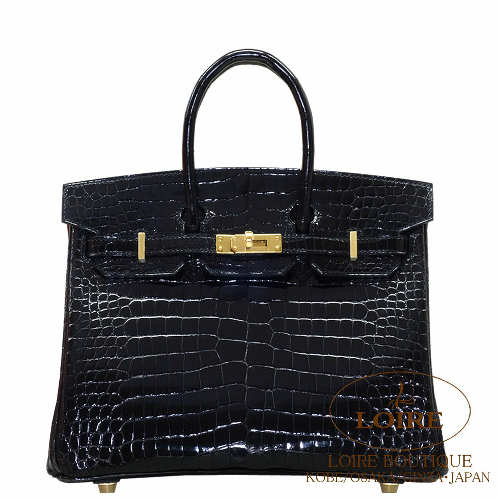 エルメス[HERMES]　バーキン 25cm[Birkin 25cm]　ポロサス　クロ [NOIR(89)]　ゴールド金具