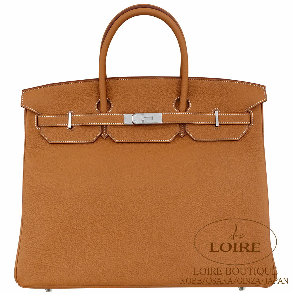 エルメス バーキン 40 ゴールド トゴ シルバー金具 HERMES Birkin 40 GOLD(37) Togo Silver