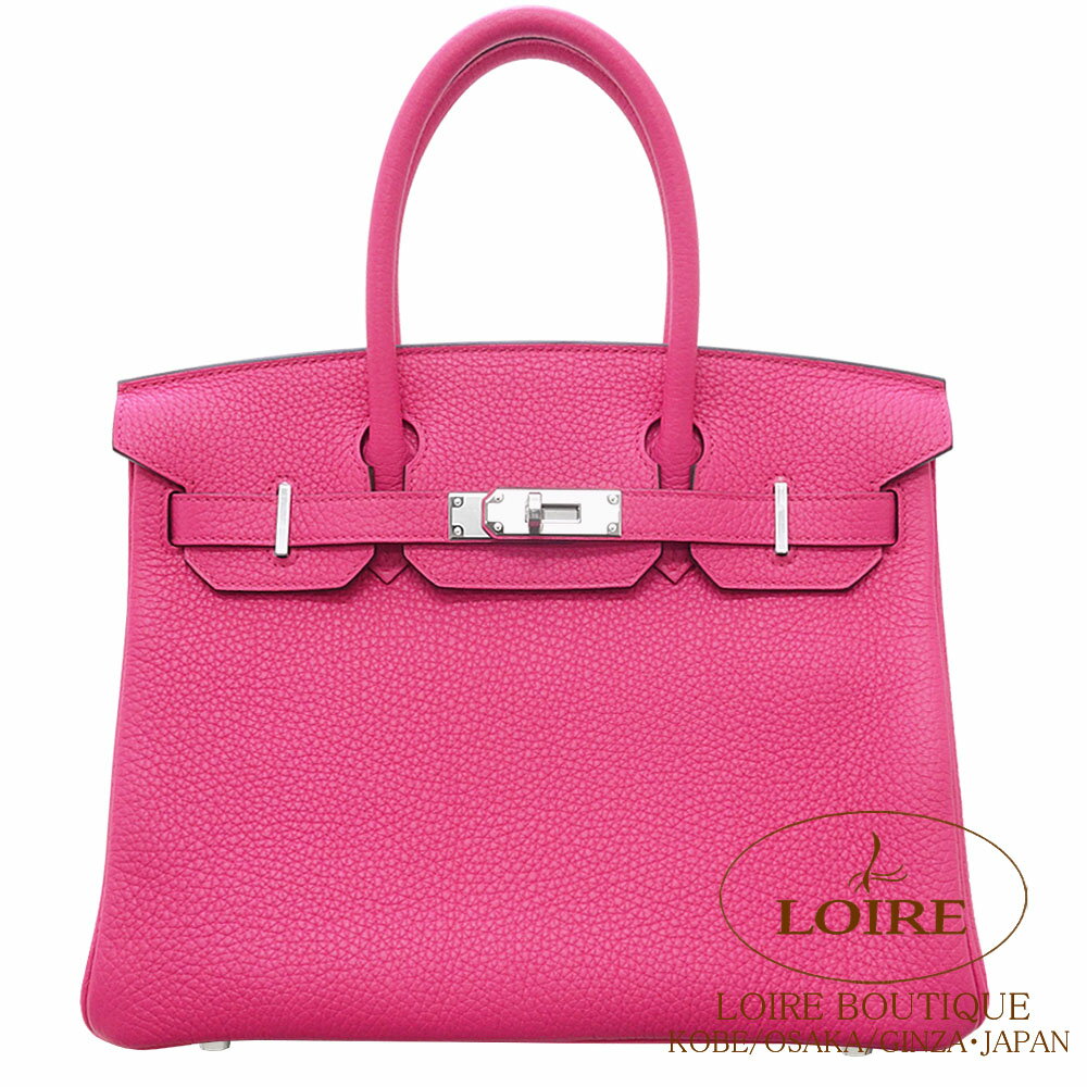 GX o[L 30 [YVbLO N}X Vo[ HERMES Birkin 30 ROSE SHOCKING(5R) Clemence Silver