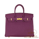 エルメス バーキン 25 カシス トゴ ゴールド金具 HERMES Birkin 25 CASSIS(N5) Togo Gold
