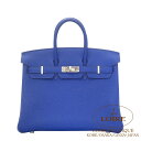 エルメス バーキン 25 ブルーロワイヤル トゴ シルバー金具HERMES Birkin 25 BLEU ROYAL(74) Togo Silver