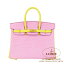 ᥹ С 25 ѡʥ ԥ󥯡ߥߥ⥶  ꥲޥå ɶ HERMES Birkin 25 PINK(5P)/MIMOSA(M9) Alligator Matte Gold